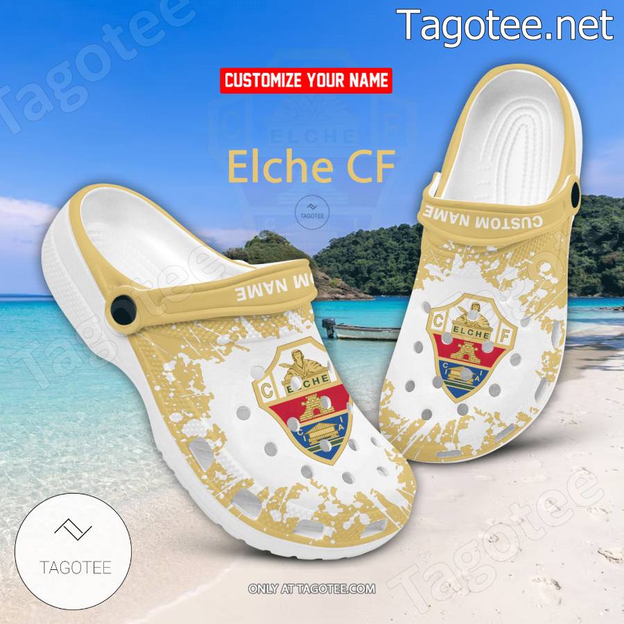 Elche CF Custom Crocs Clogs - BiShop