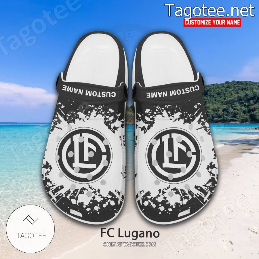 FC Lugano Custom Crocs Clogs - BiShop a