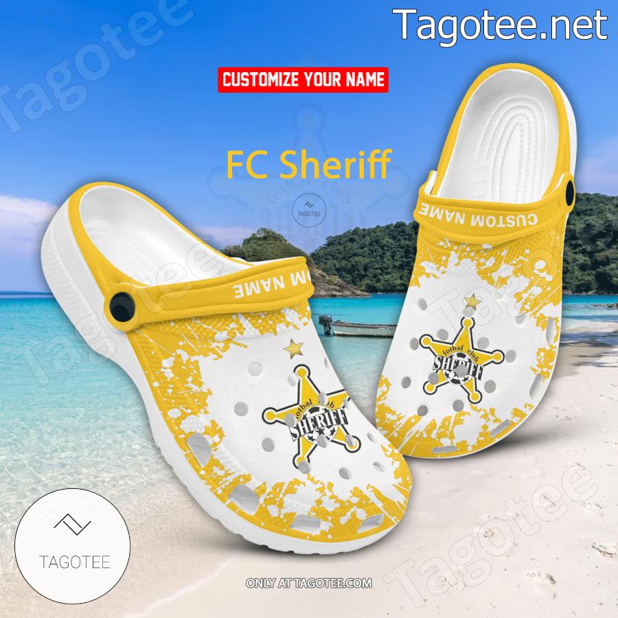 FC Sheriff Logo Custom Crocs Clogs - BiShop