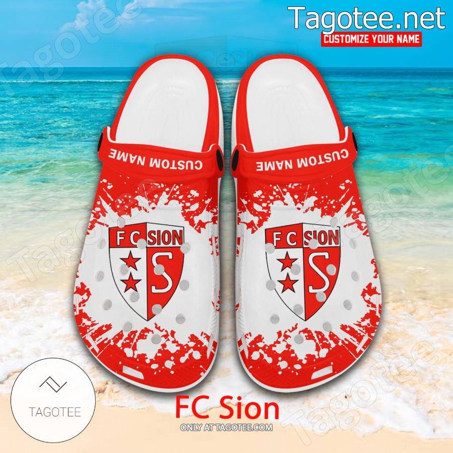 FC Sion Custom Crocs Clogs - BiShop a