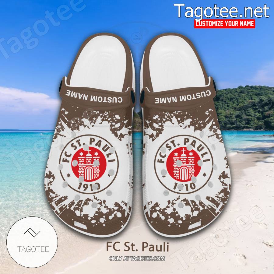 FC St. Pauli Custom Crocs Clogs - BiShop a