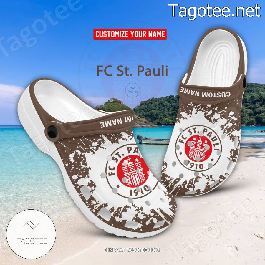 FC St. Pauli Custom Crocs Clogs - BiShop