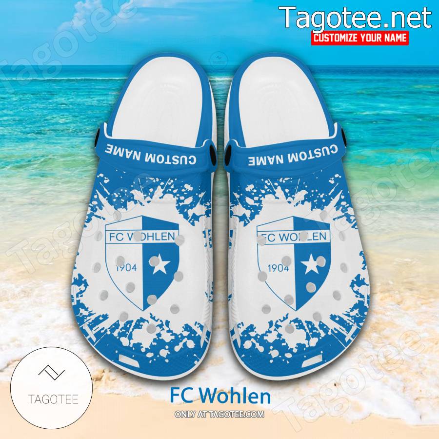 FC Wohlen Custom Crocs Clogs - BiShop a