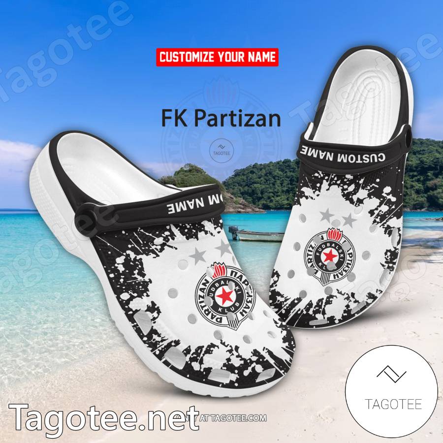 FK Partizan Custom Crocs Clogs - BiShop