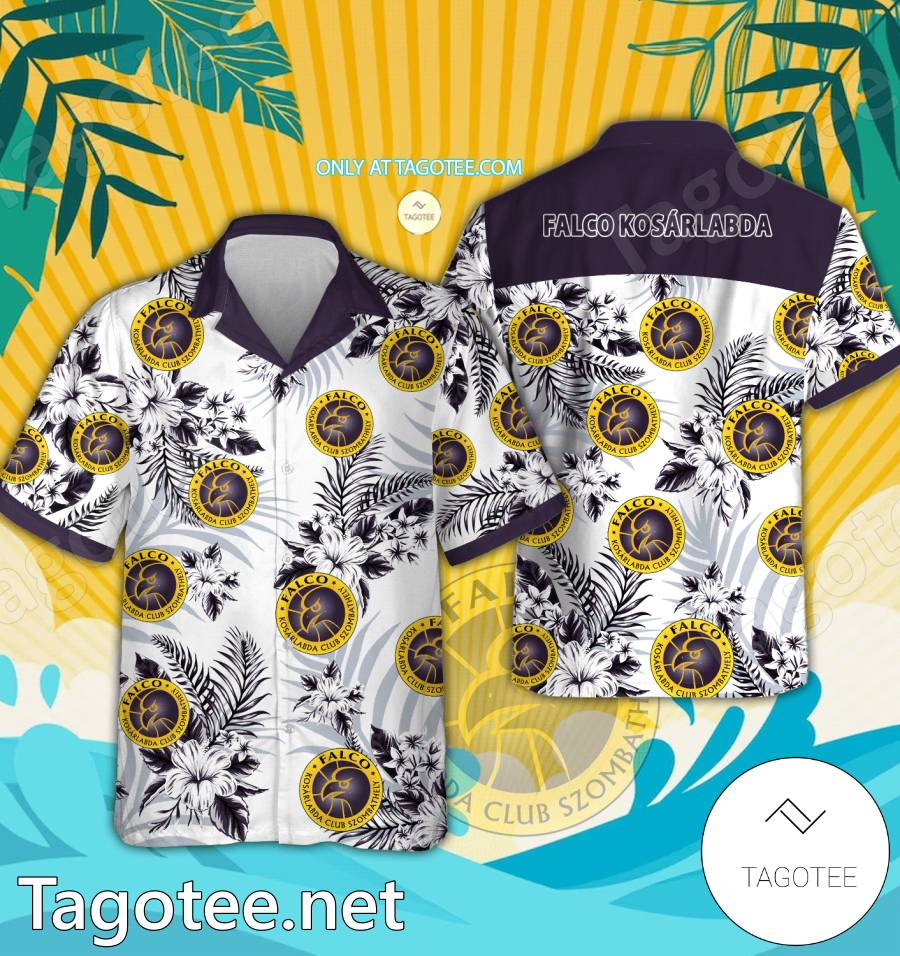 Falco Kosarlabda Logo Hawaiian Shirt And Shorts - EmonShop