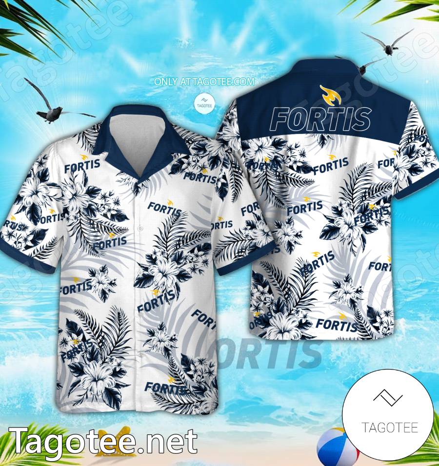 Fortis College-Indianapolis Logo Hawaiian Shirt And Shorts - EmonShop