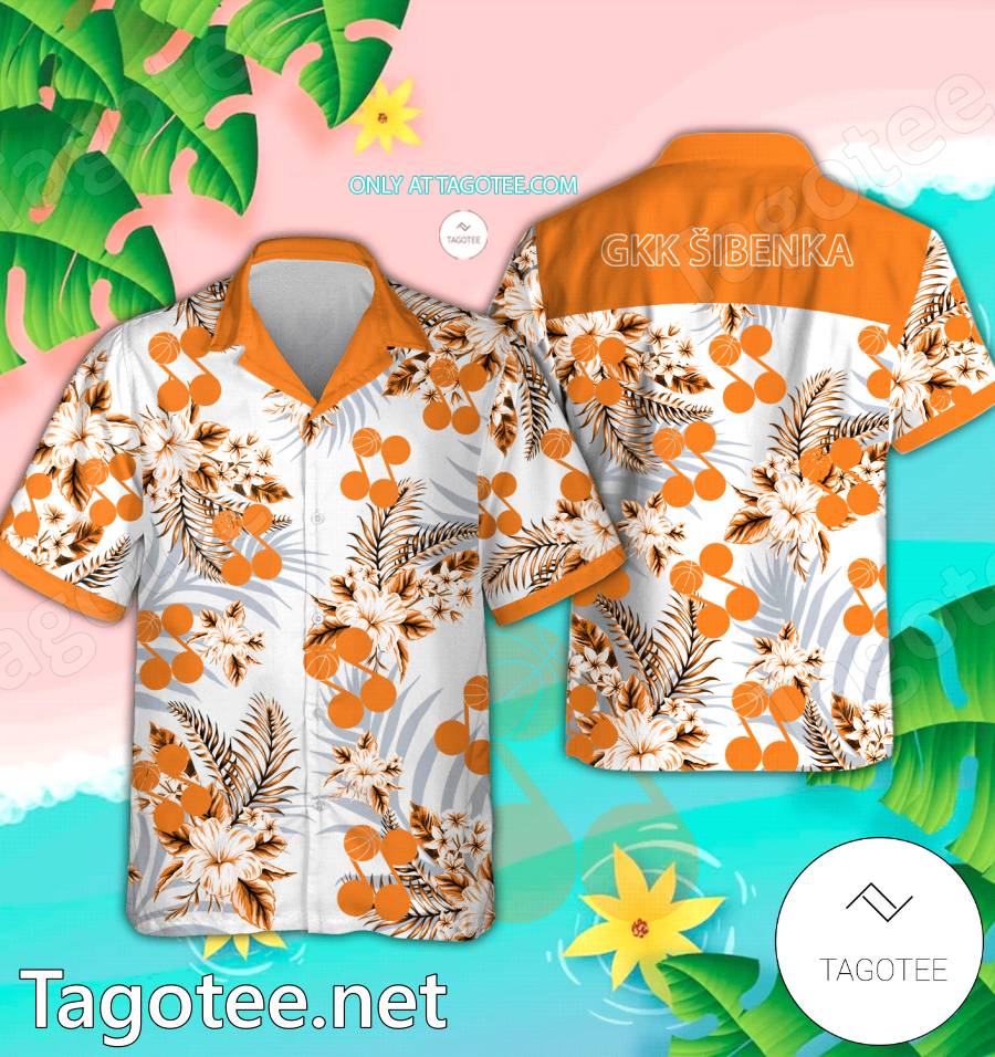 GKK Sibenka Logo Hawaiian Shirt And Shorts - EmonShop