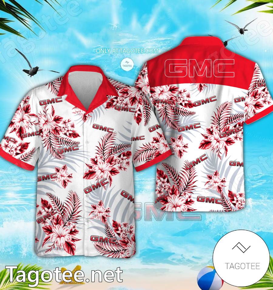 GMC Logo Hawaiian Shirt And Shorts - EmonShop