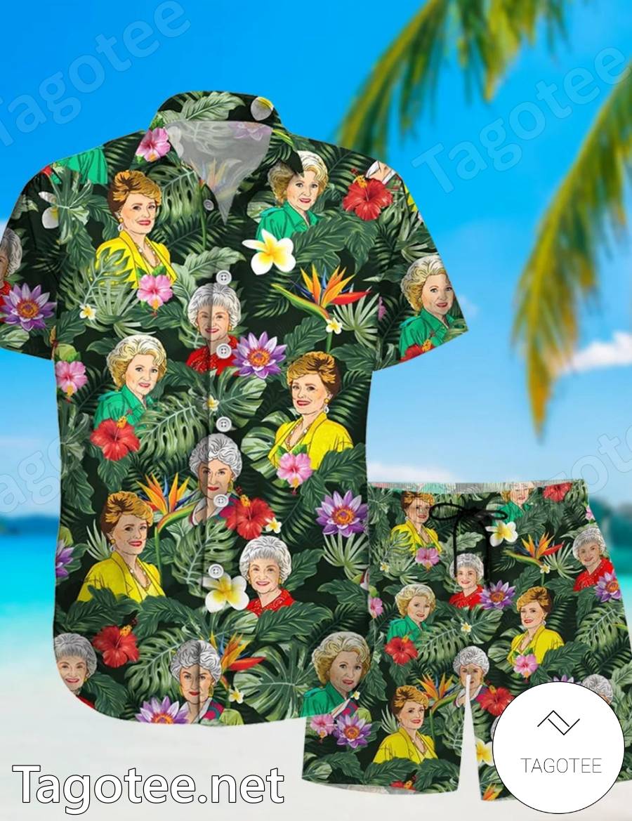 Golden Girls Floral Hawaiian Shirt - Tagotee