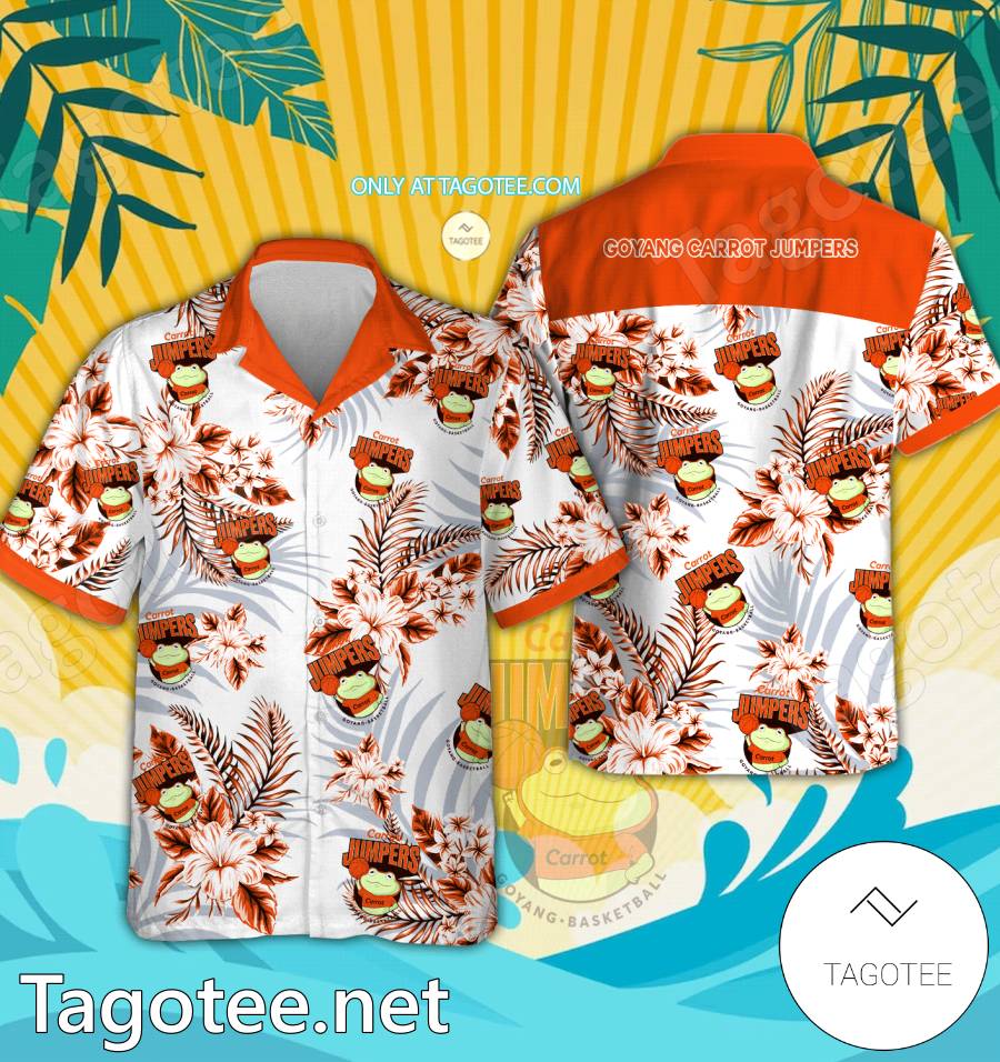 Goyang Carrot Jumpers Logo Hawaiian Shirt And Shorts - EmonShop