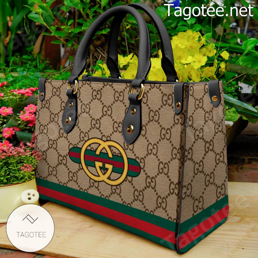 Gucci Stripes Monogram Handbag - Tagotee