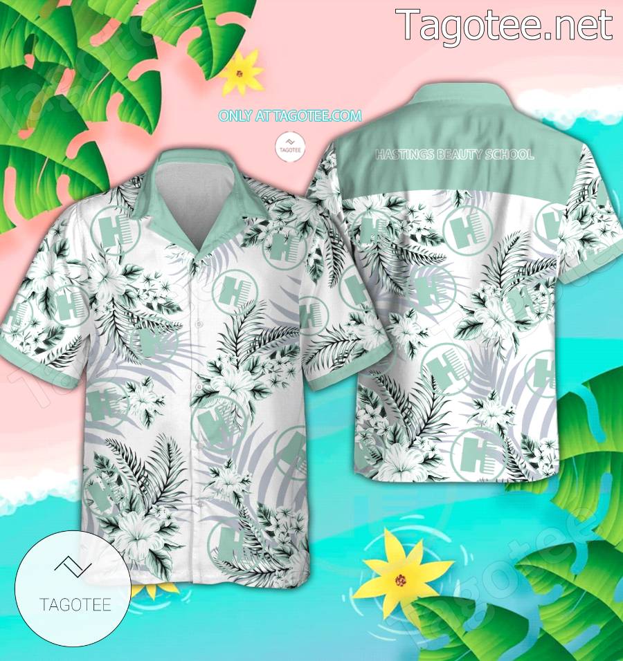 Hastings Beauty School Hawaiian Shirt And Shorts - EmonShop