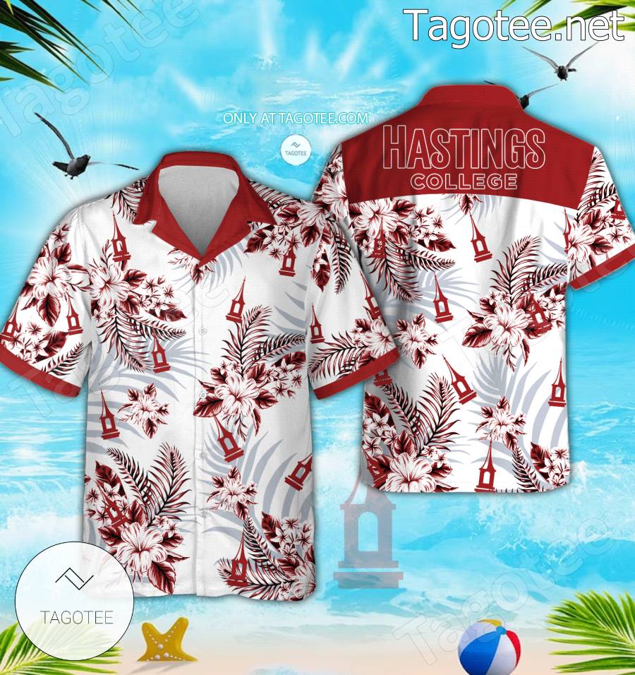 Hastings College Hawaiian Shirt And Shorts - EmonShop