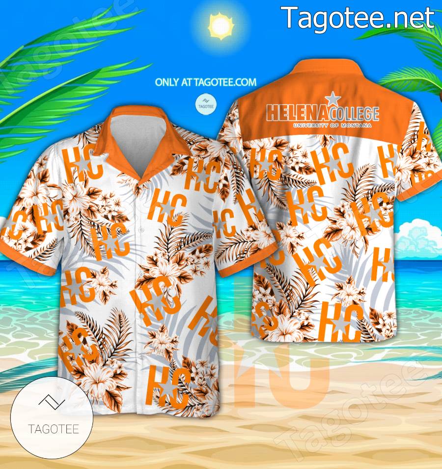 Helena College University of Montana Hawaiian Shirt And Shorts - EmonShop