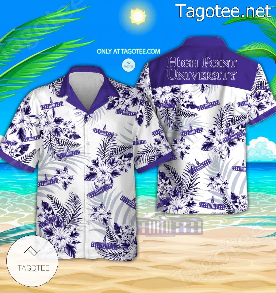 High Point University Hawaiian Shirt And Shorts - EmonShop