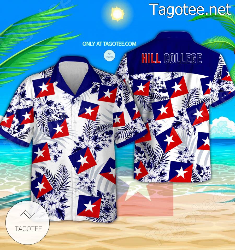 Hill College Hawaiian Shirt And Shorts - EmonShop