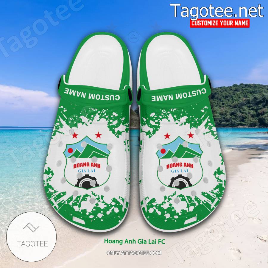 Hoang Anh Gia Lai FC Logo Custom Crocs Clogs - BiShop a
