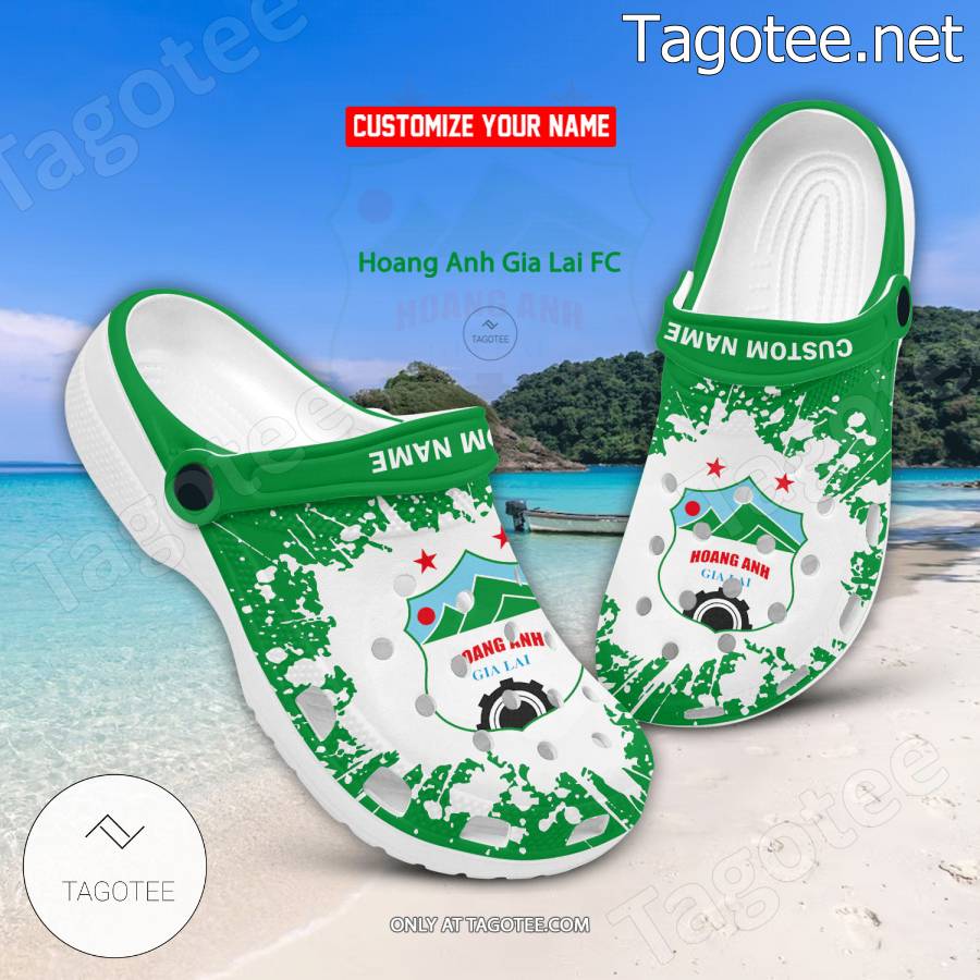 Hoang Anh Gia Lai FC Logo Custom Crocs Clogs - BiShop