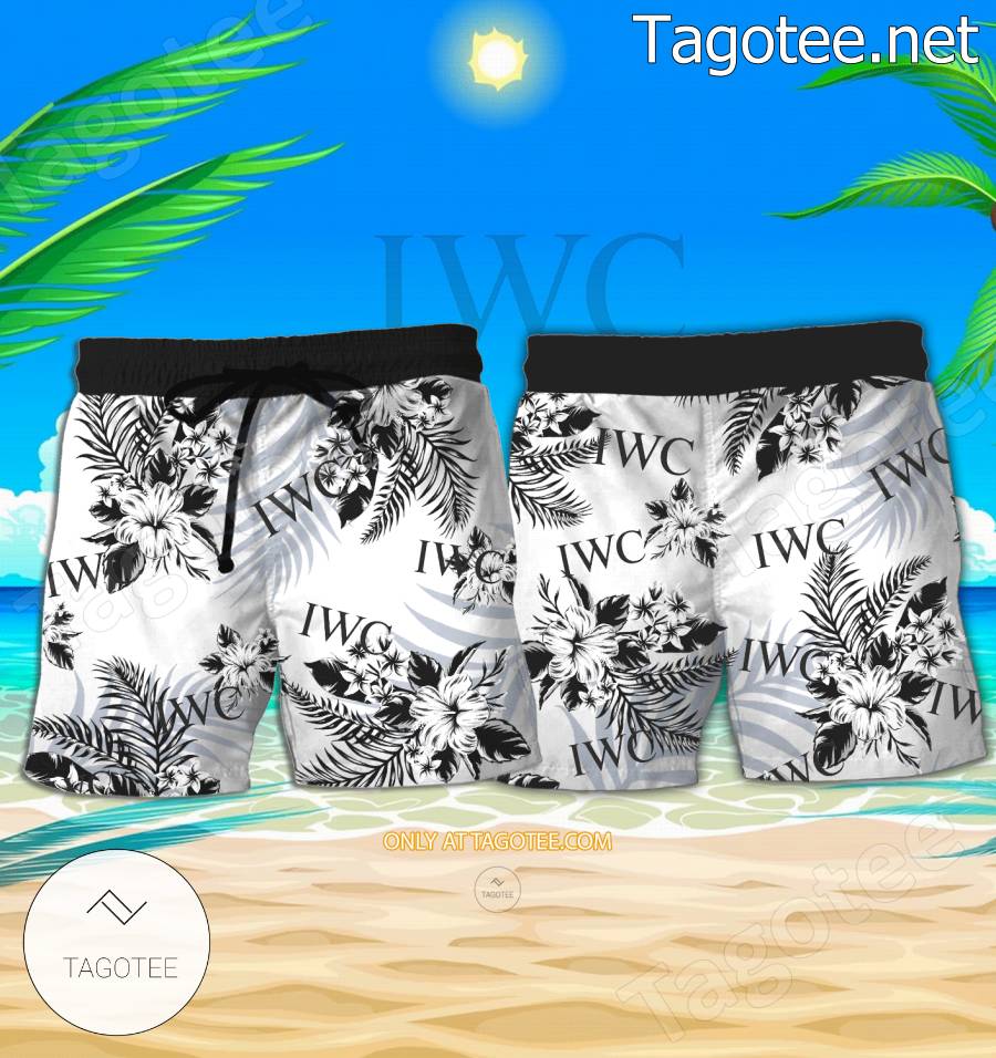 IWC Schaffhausen Logo Hawaiian Shirt And Shorts - BiShop a