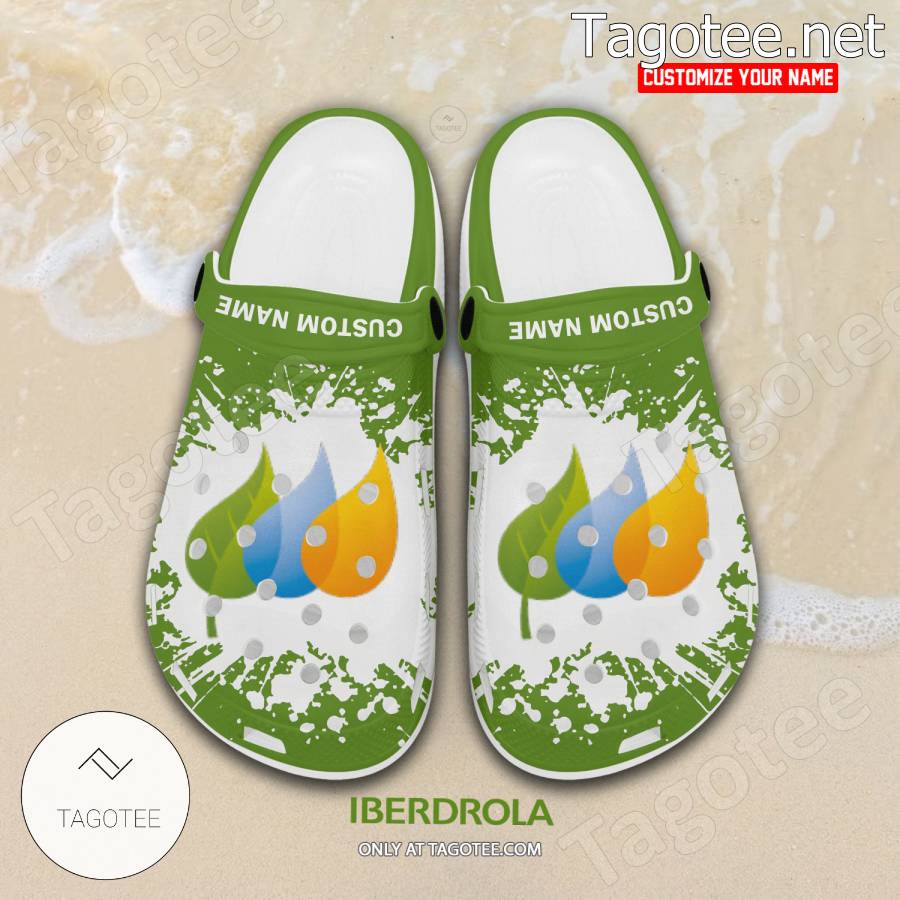 Iberdrola Logo Crocs Clogs - BiShop a