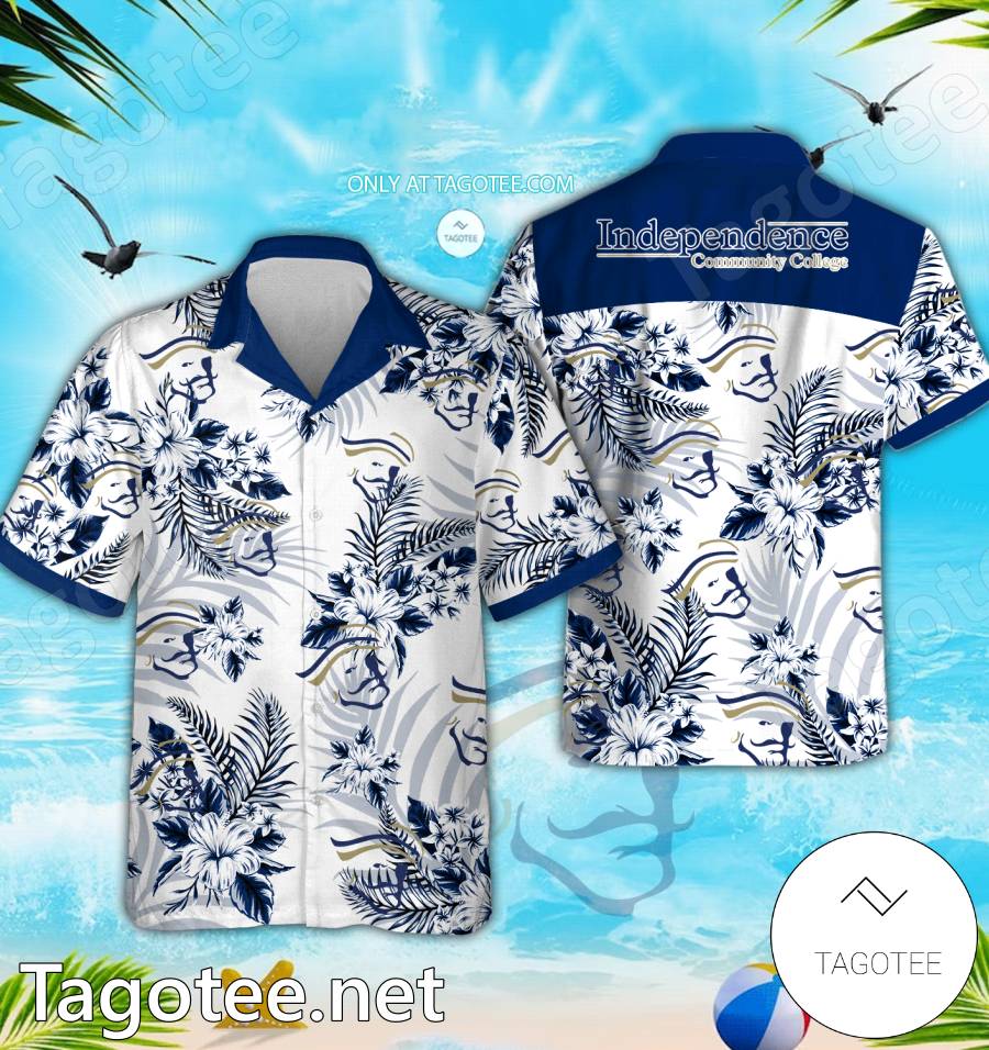 Independence Community College Logo Hawaiian Shirt And Shorts - EmonShop