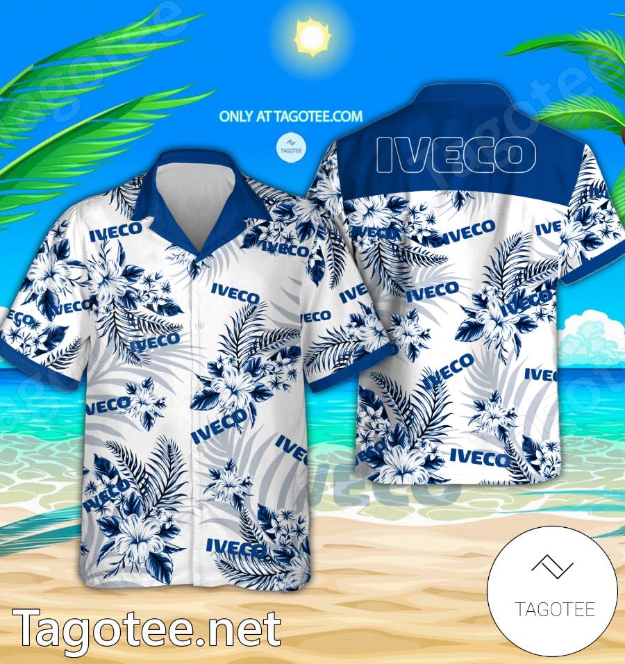 Iveco Logo Hawaiian Shirt And Shorts - EmonShop