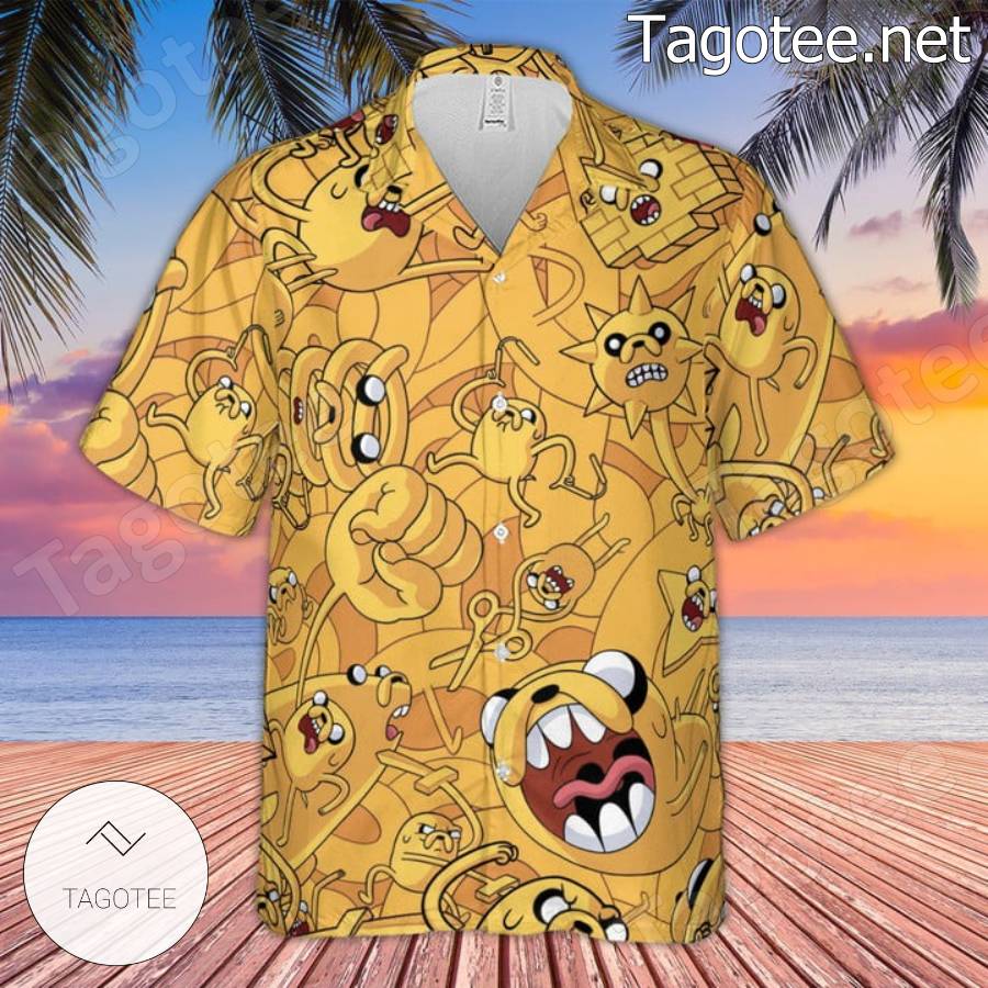 Jake The Dog Adventure Time Hawaiian Shirt b