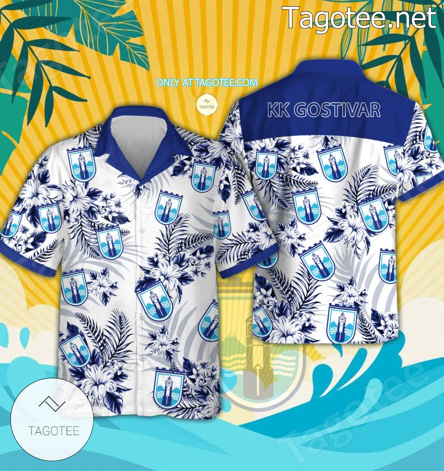 KK Gostivar Logo Hawaiian Shirt And Shorts - EmonShop