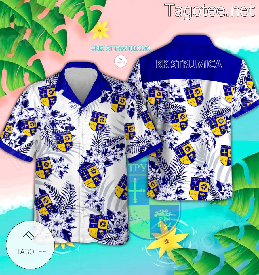 KK Strumica Logo Hawaiian Shirt And Shorts - EmonShop