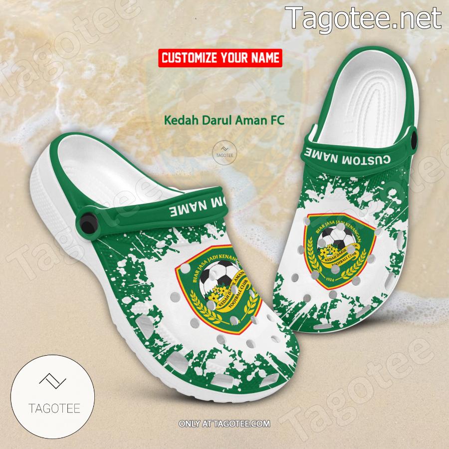 Kedah Darul Aman FC Logo Custom Crocs Clogs - BiShop