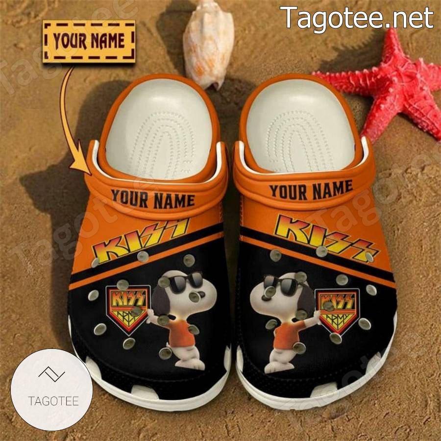 Kiss Snoopy Music Personalized Crocs Clogs