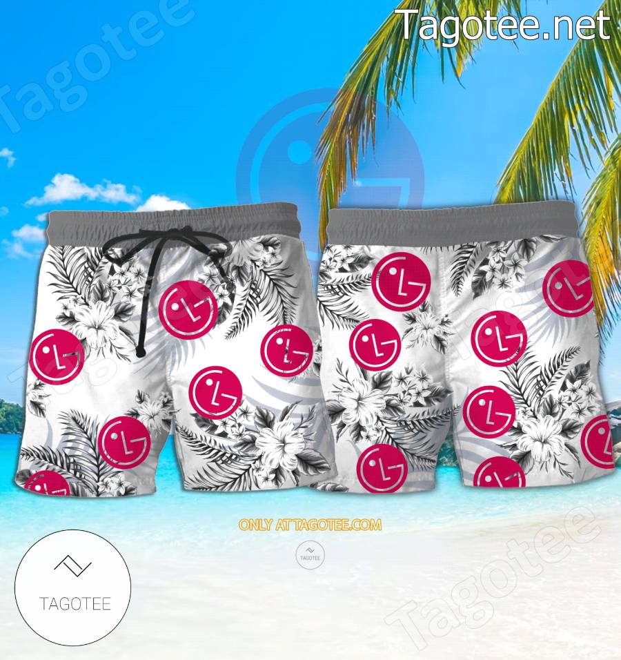 LG Chem Logo Hawaiian Shirt And Shorts - BiShop a