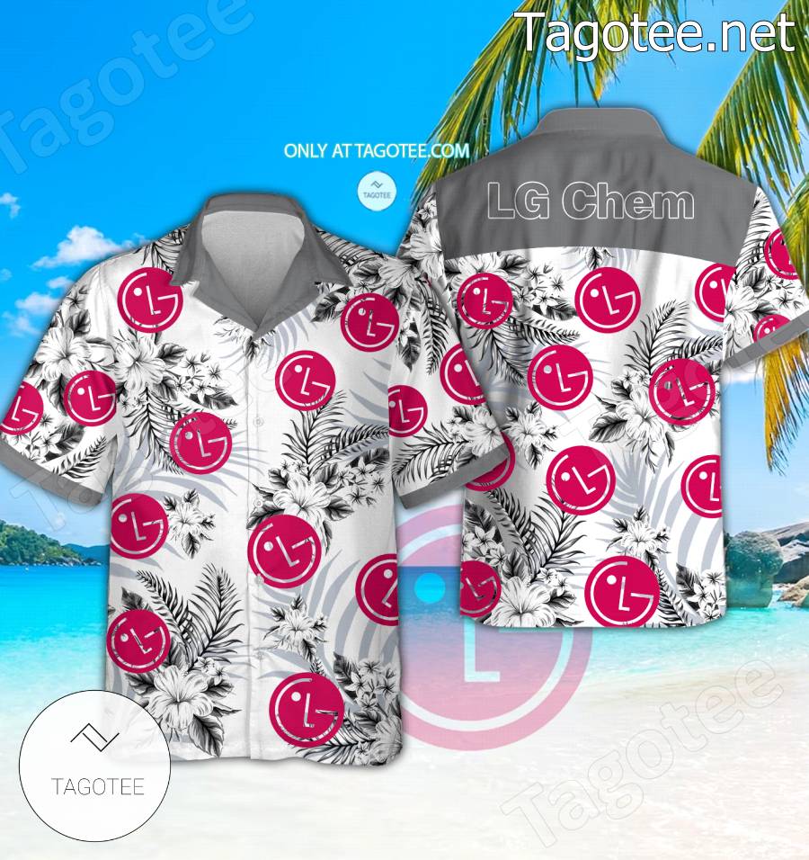 LG Chem Logo Hawaiian Shirt And Shorts - BiShop