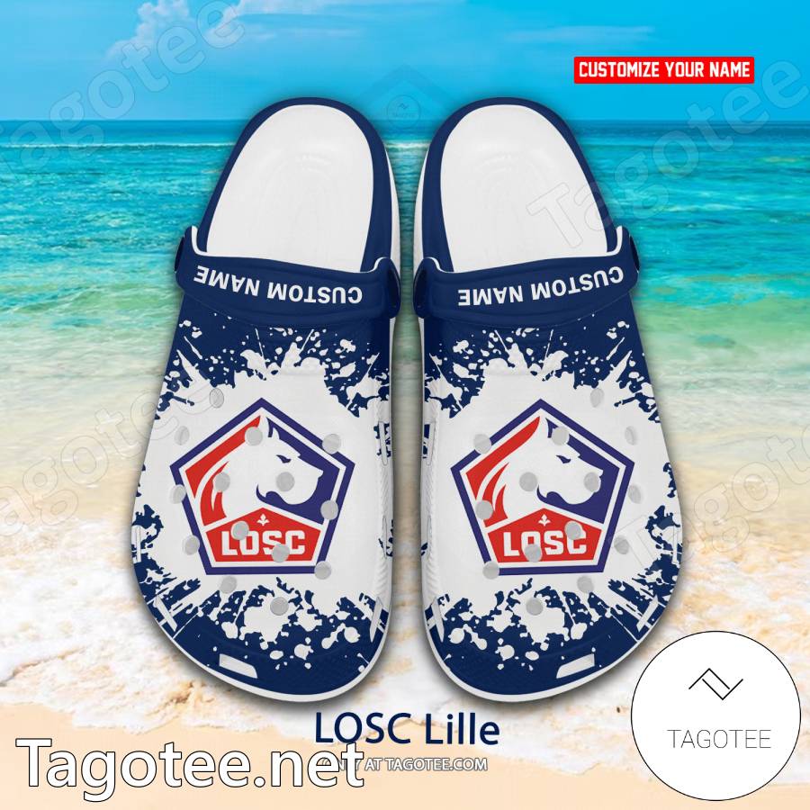 LOSC Lille Custom Crocs Clogs - BiShop a