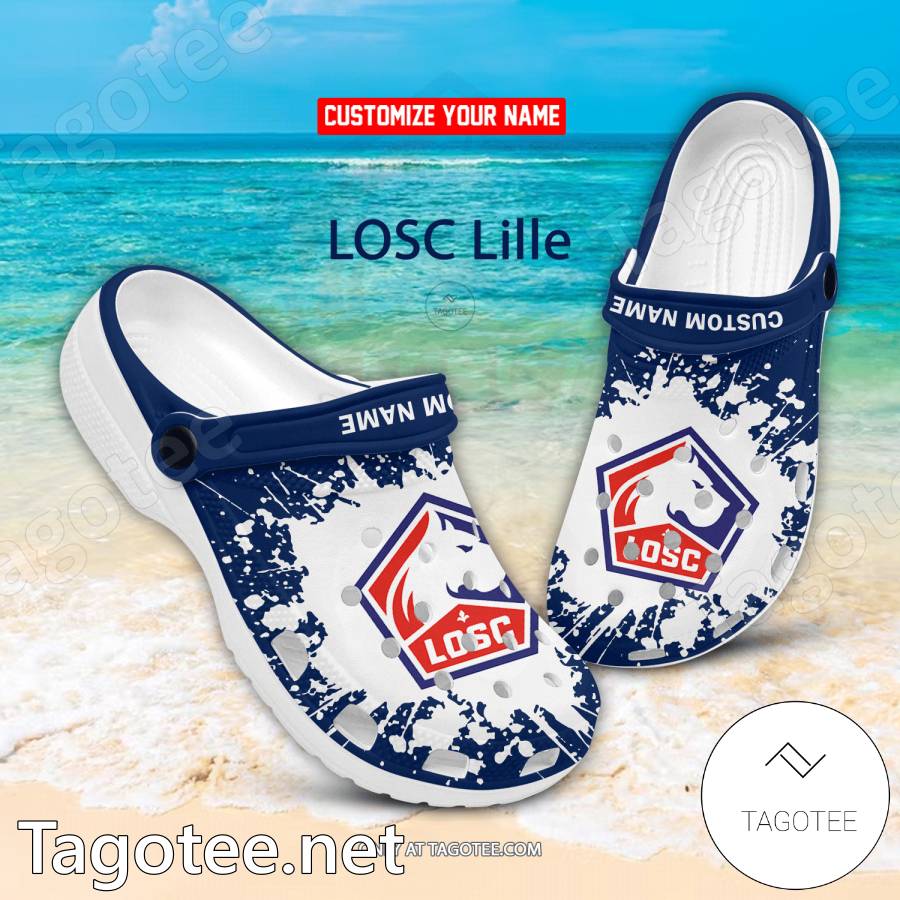 LOSC Lille Custom Crocs Clogs - BiShop