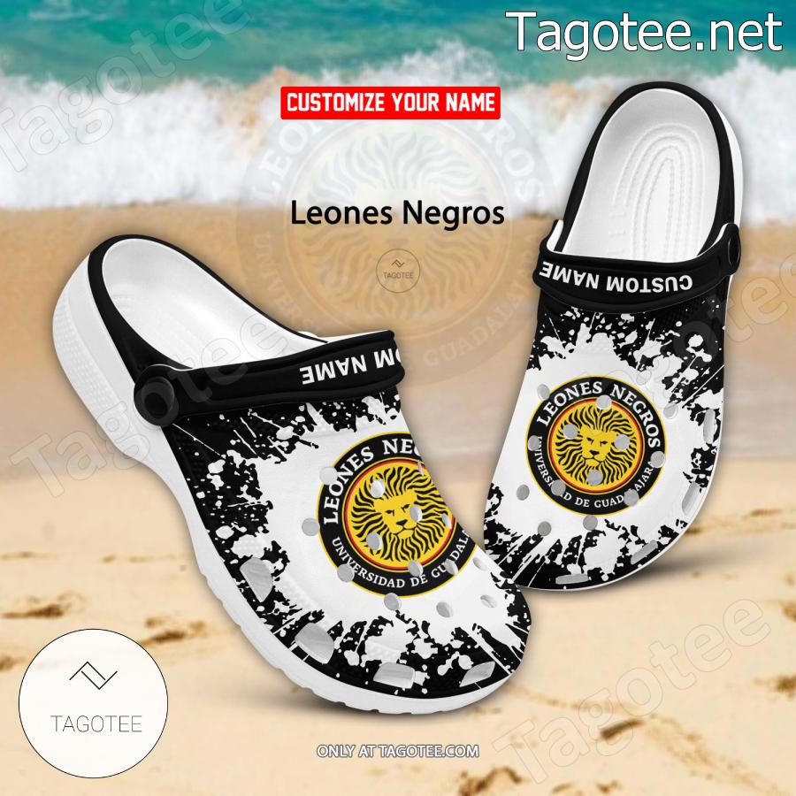 Leones Negros Logo Custom Crocs Clogs - BiShop