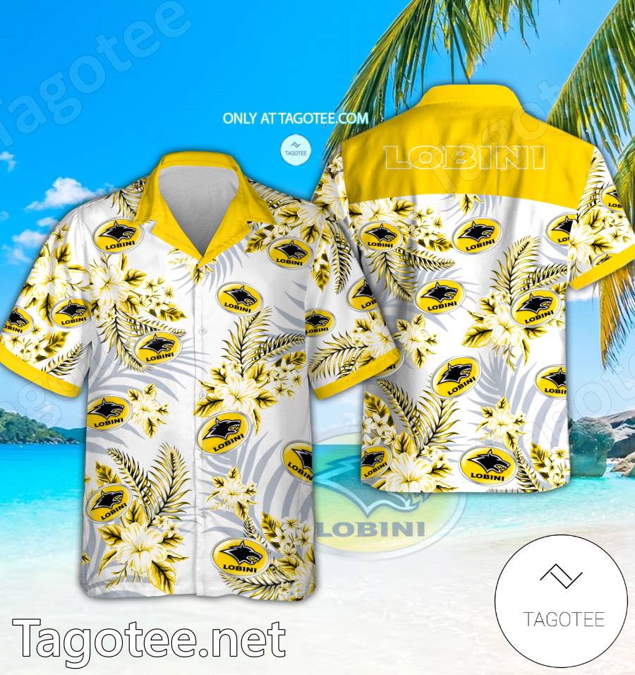 Lobini Logo Hawaiian Shirt And Shorts - EmonShop
