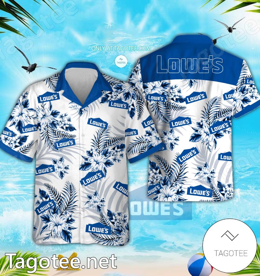 Lowe's Logo Hawaiian Shirt And Shorts - EmonShop