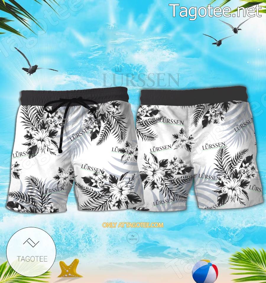 Lürssen Yachts Logo Hawaiian Shirt And Shorts - BiShop a