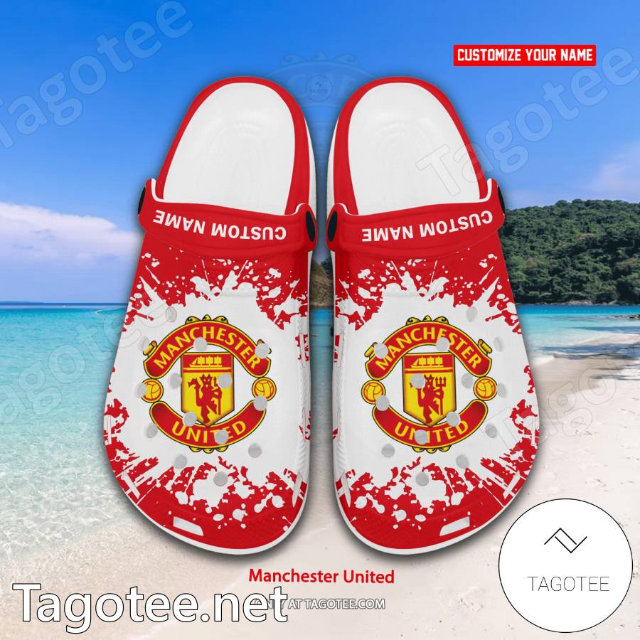 Manchester United Custom Crocs Clogs - BiShop a