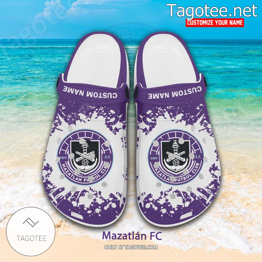 Mazatlán FC Logo Custom Crocs Clogs - BiShop a