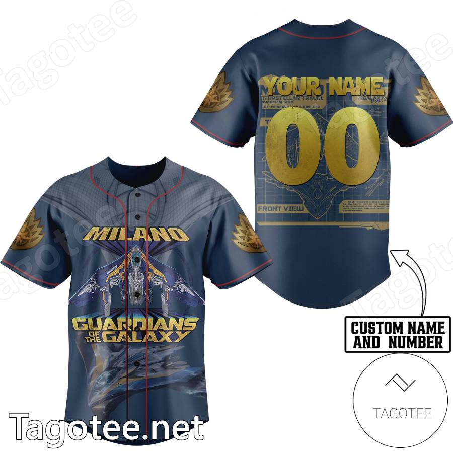 Milano Guardian Of The Galaxy Personalized Baseball Jersey - Tagotee