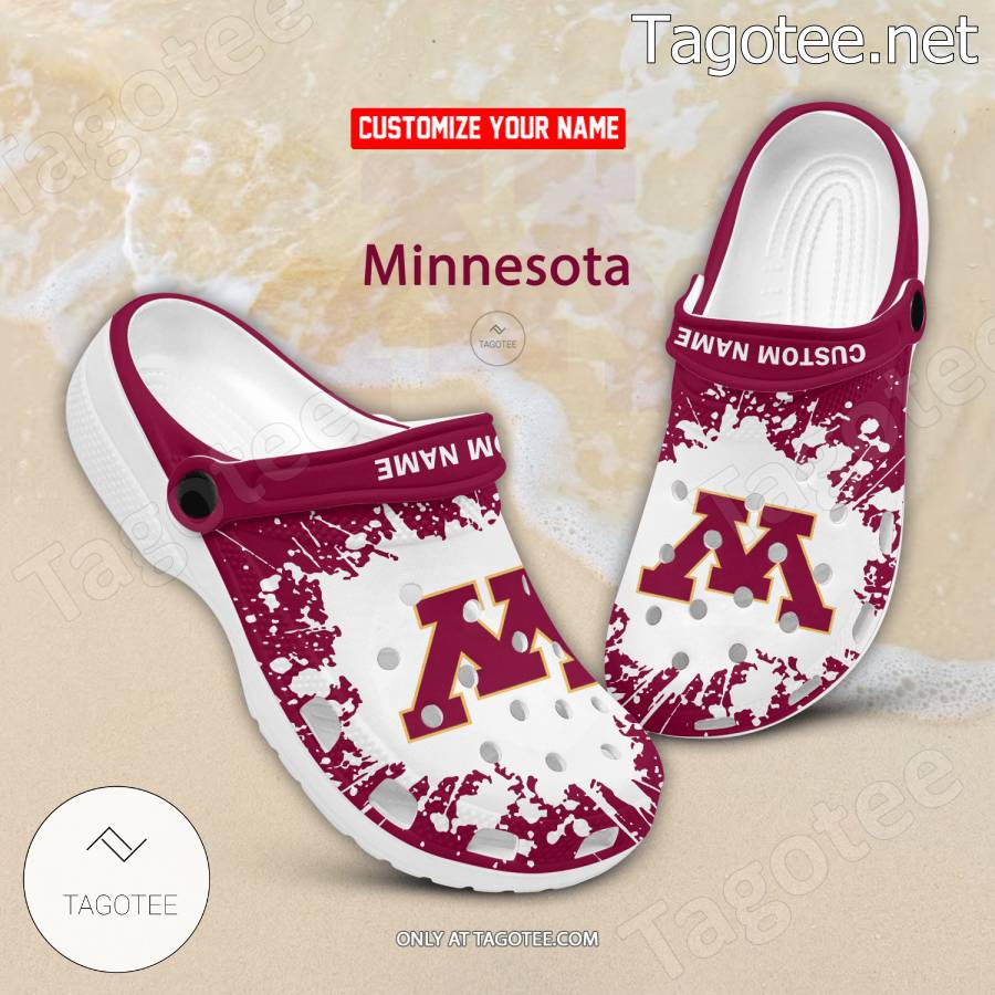 Minnesota Logo Custom Crocs Clogs - BiShop