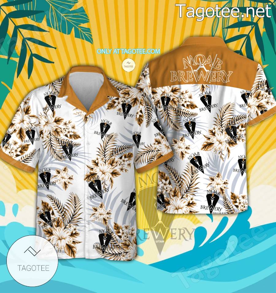Moab Brewery Logo Hawaiian Shirt And Shorts - EmonShop