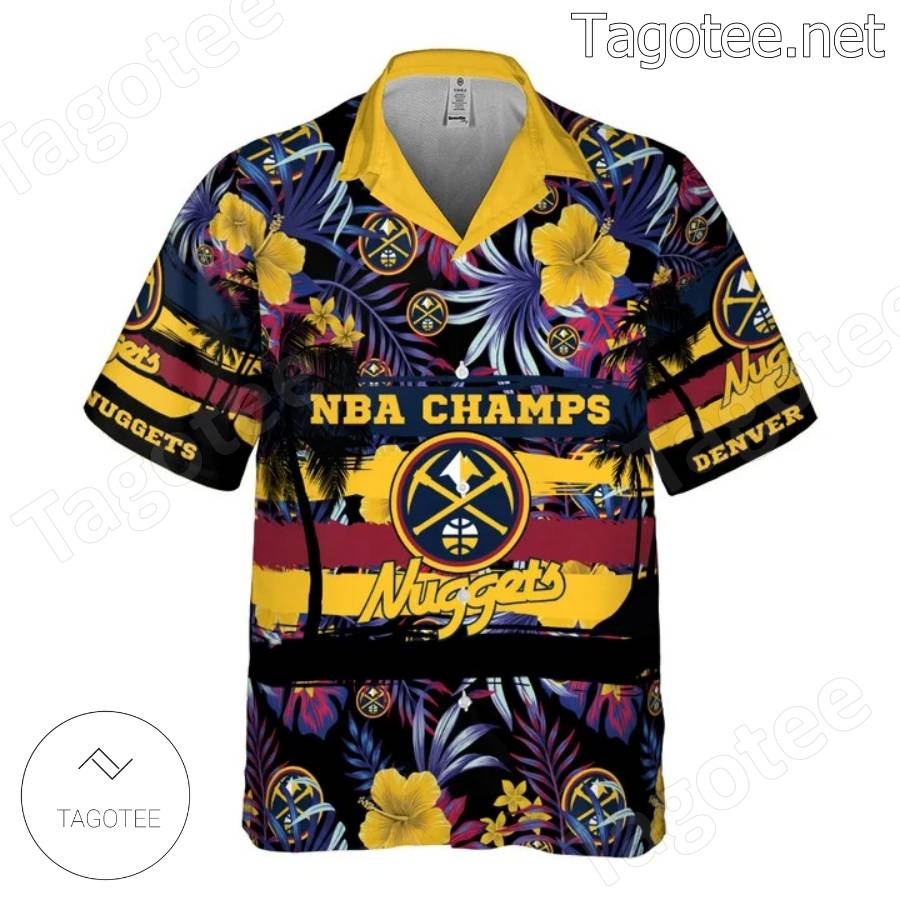 Nba Champs Denver Nuggets Hawaiian Shirt a