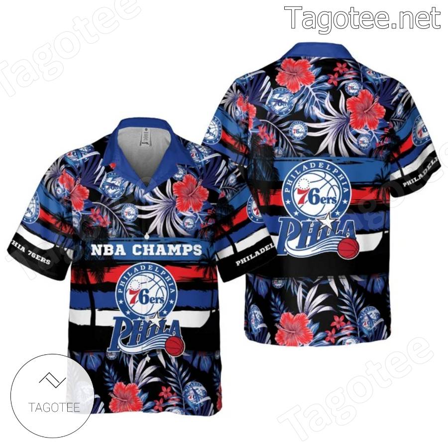 Nba Champs Philadelphia 76ers Hawaiian Shirt