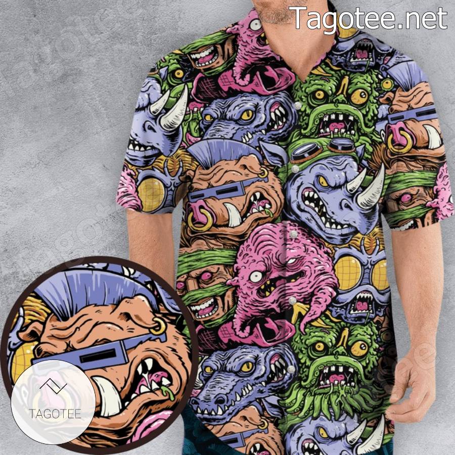 Nostalgic Villains Teenage Mutant Ninja Turtles Derek Deal Hawaiian Shirt a
