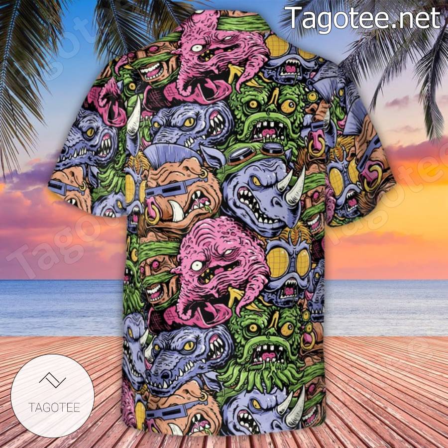 Nostalgic Villains Teenage Mutant Ninja Turtles Derek Deal Hawaiian Shirt c