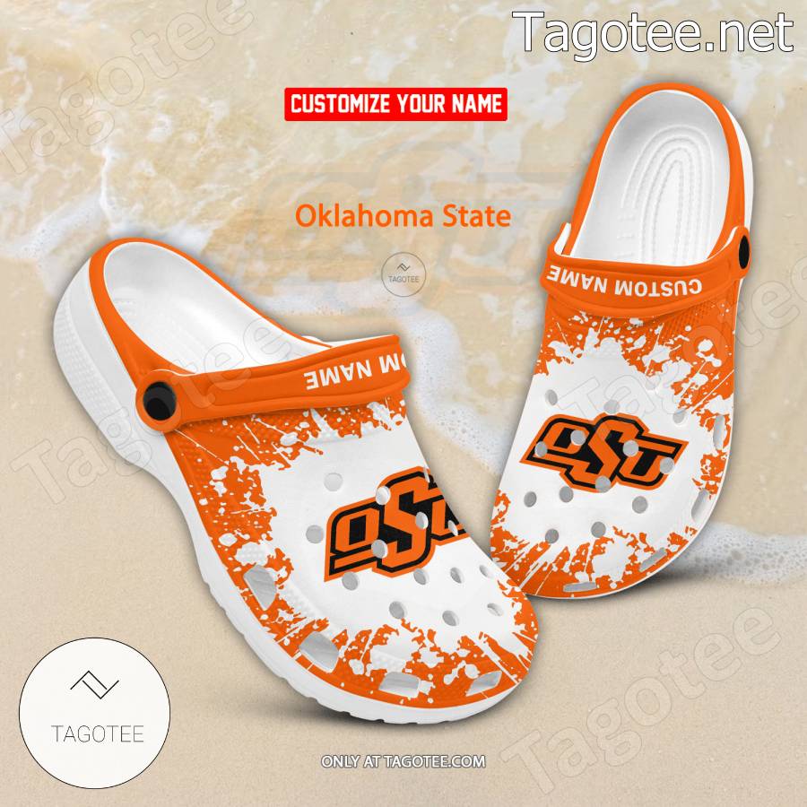 Oklahoma State Logo Custom Crocs Clogs - BiShop