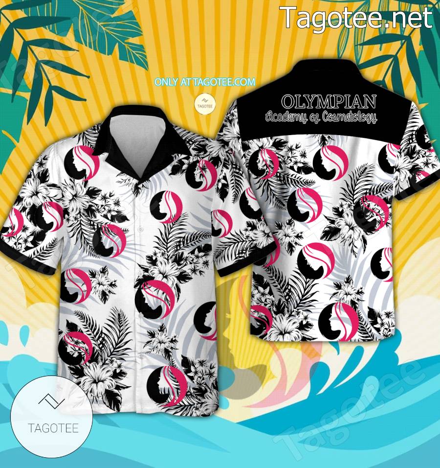 Olympian Academy of Cosmetology Logo Hawaiian Shirt And Shorts - BiShop